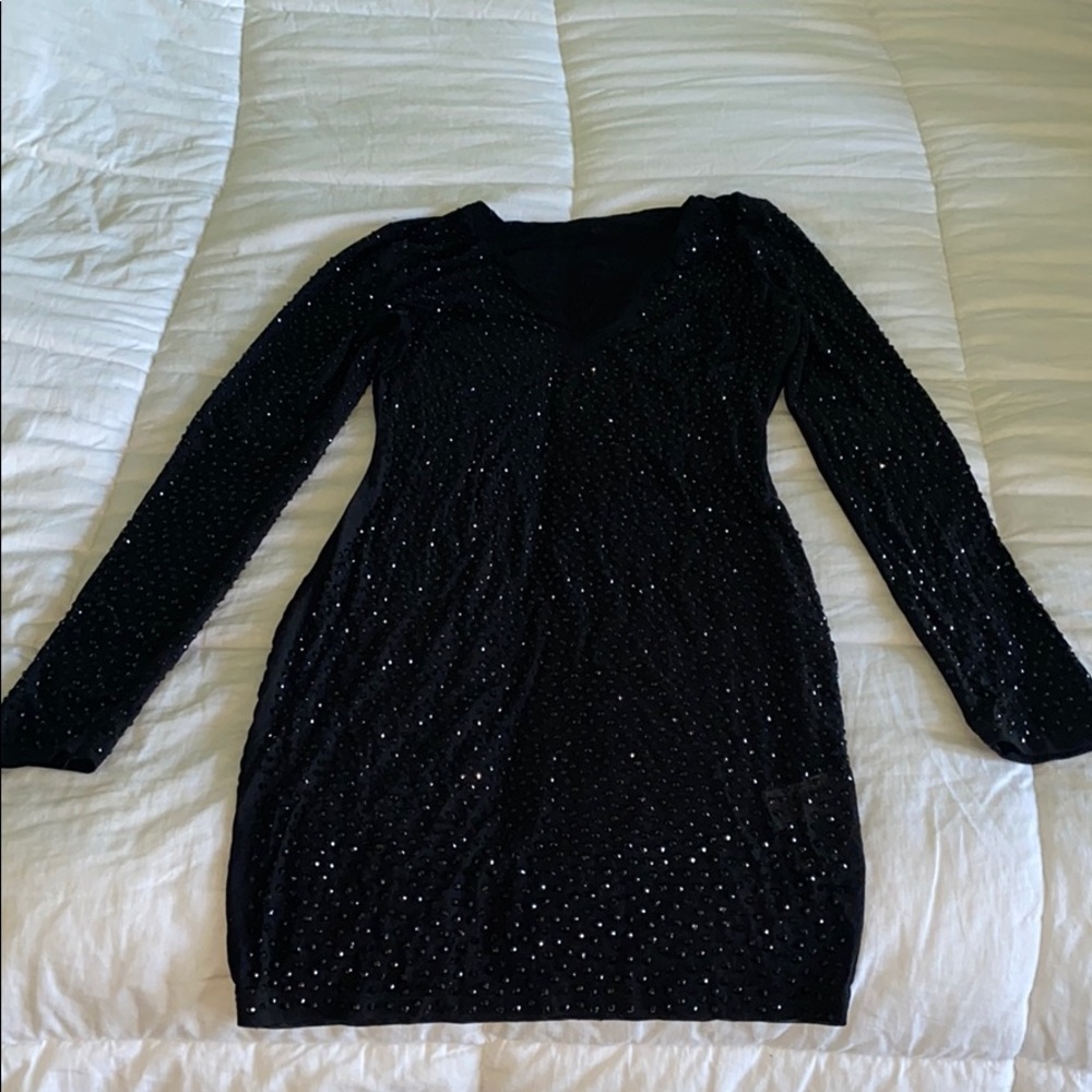 Sheer sparkle night dress